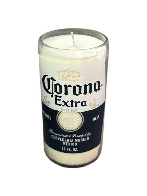 Corona Extra Beer Bottle Soy Wax Candle