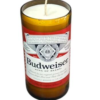 Budweiser Beer Bottle Soy Wax Candle